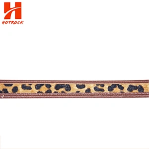 Newest arrival Women belt animal prints leather Belts with Alloy Buckle