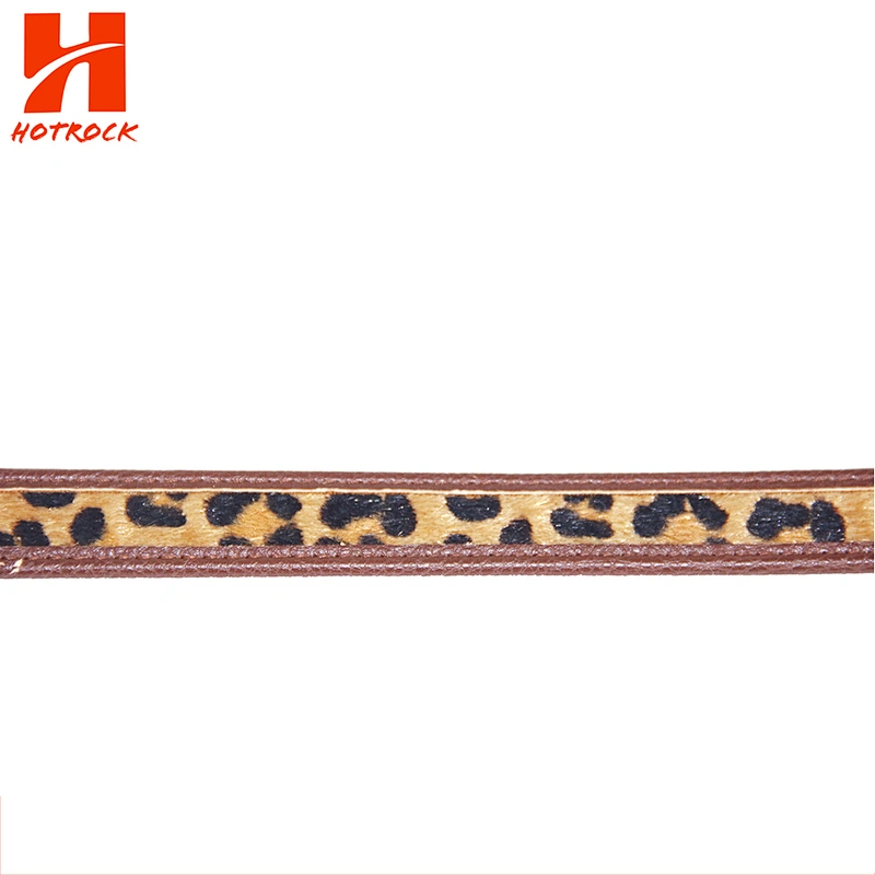 Newest arrival Women belt animal prints leather Belts with Alloy Buckle