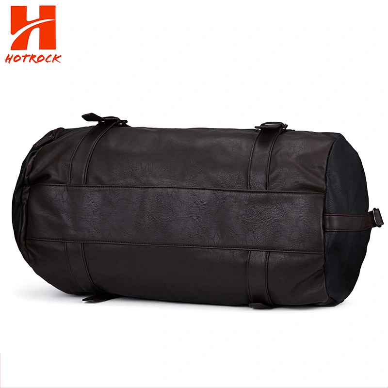 popular style men business leather travel bag