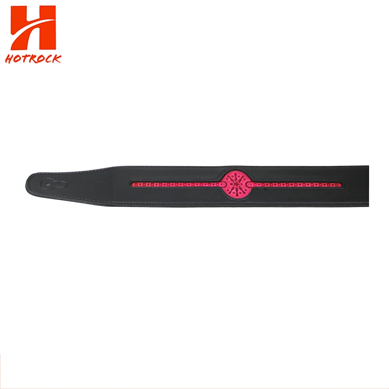 Custom anime leather guitar strap wholesale