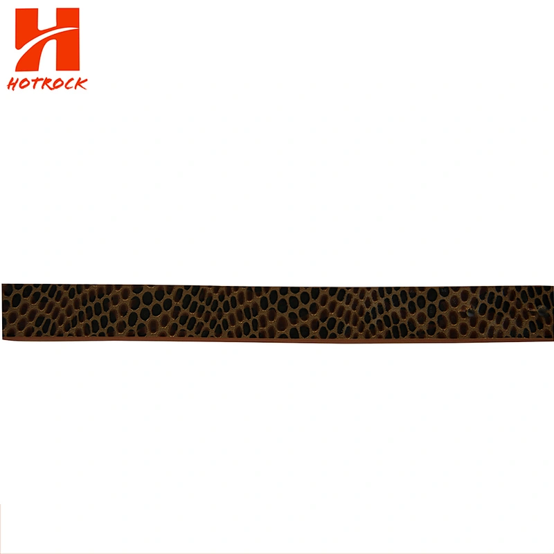 High quality women Belt stone pattern PU leather flower buckle belts