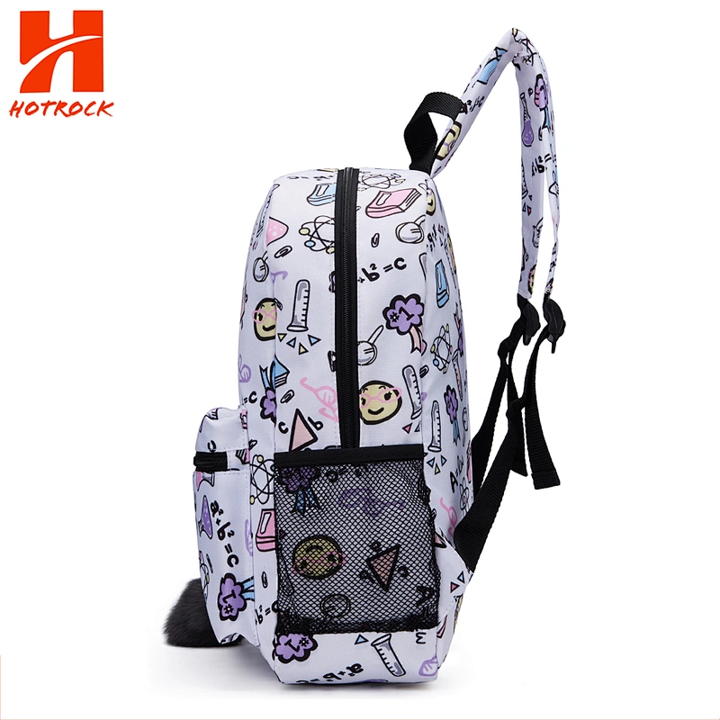Wholesale Custom Classic School Backpacks Printed Fabric Children Bags
