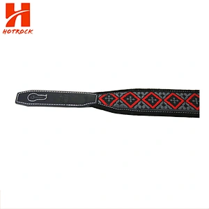 Custom Branding Pure Color Cotton Guitar Strap