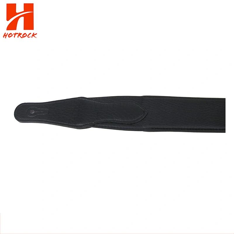 Customized adjustable  metal buckle   PU Leather  Guitar Strap