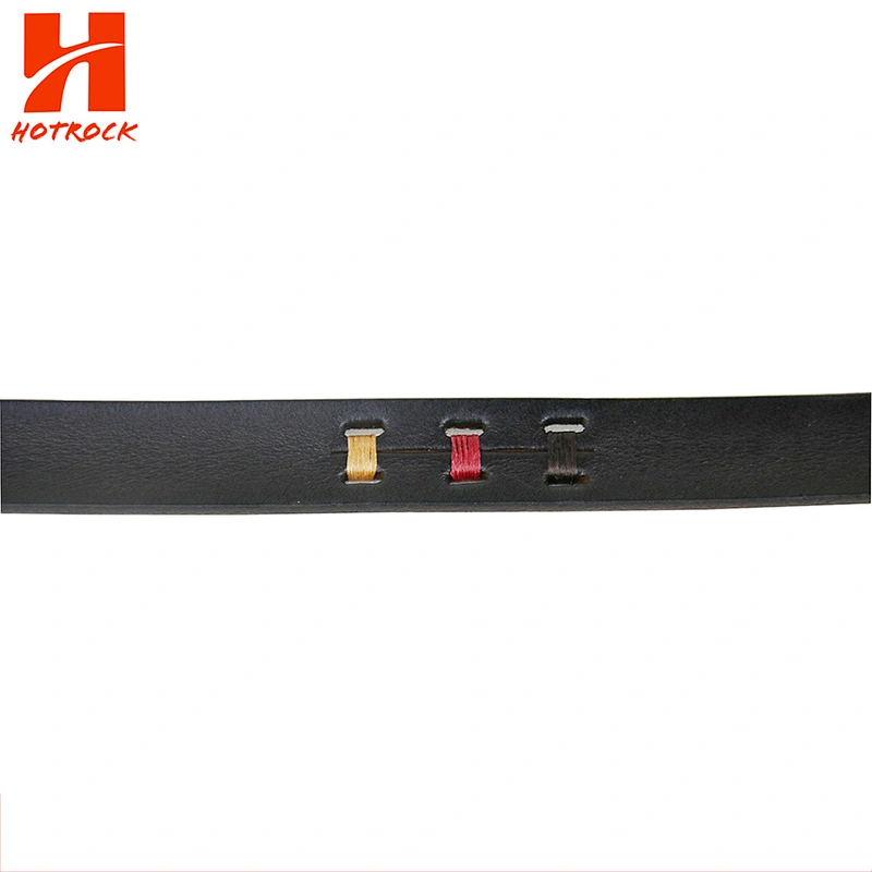 Hotsale women Belt hollow out with twisted thread PU leather belts