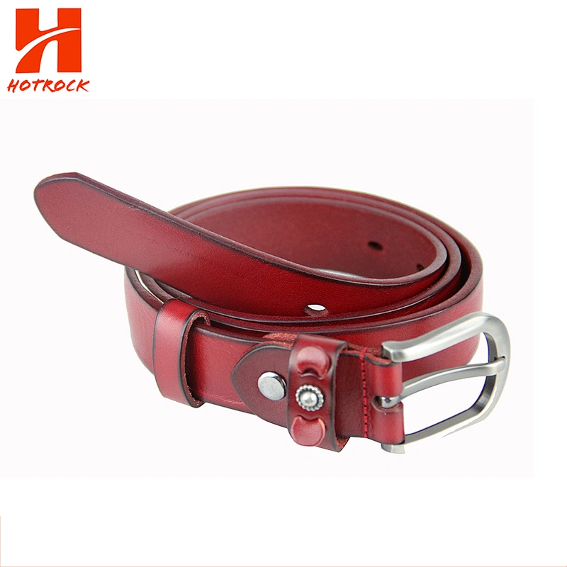 Simple women Belt red ladies PU leather belts