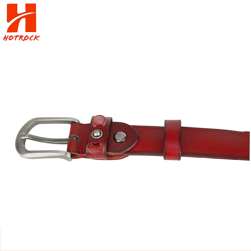 Simple women Belt red ladies PU leather belts