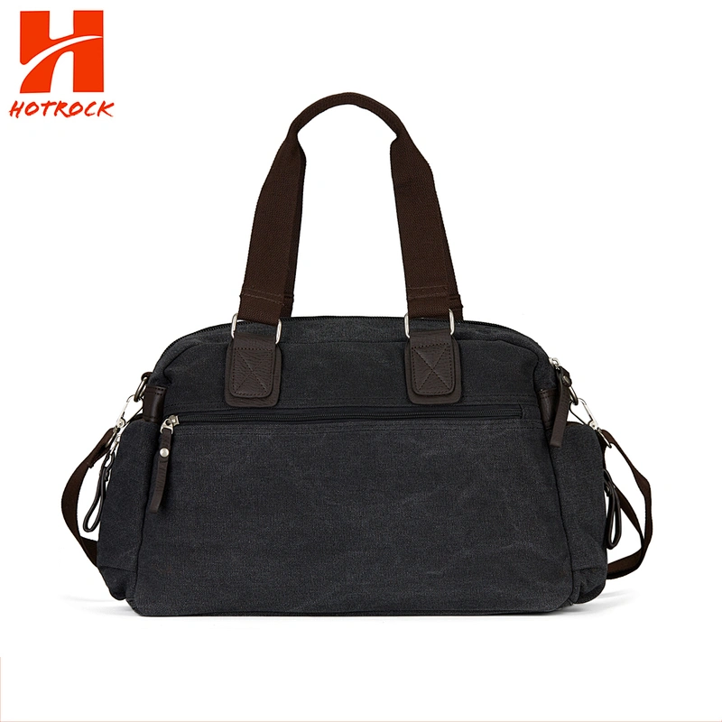 OEM Wholesale Canvas with Leather Man Bag  Designer Messenger Bags