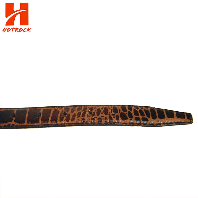 New design women Belt alligator pattern PU leather belts