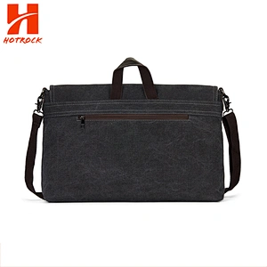 Hot selling OEM PU Leather Messenger Handbag Canvas Bag for men