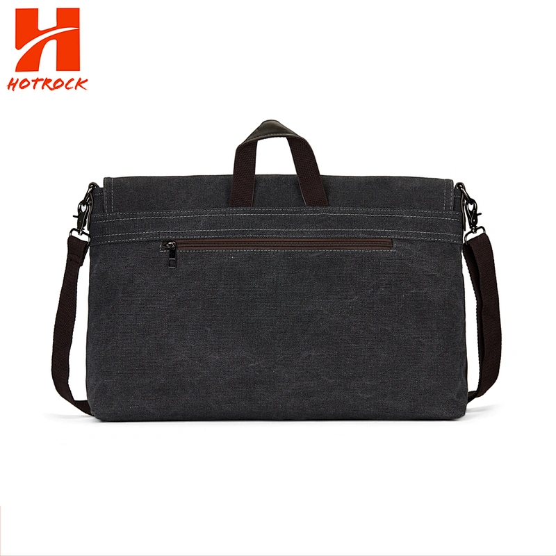 Hot selling OEM PU Leather Messenger Handbag Canvas Bag for men