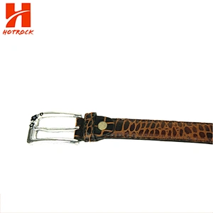 New design women Belt alligator pattern PU leather belts
