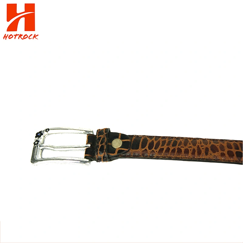 New design women Belt alligator pattern PU leather belts