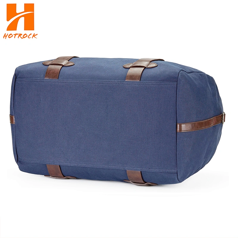 Traveling Men's Duffel Bags with Leather Straps
