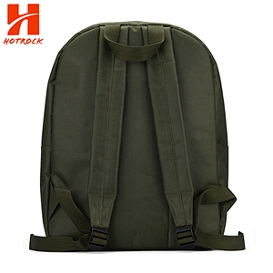 Army Green Multi Compartment Children Bags Rocket Patch School Backpacks