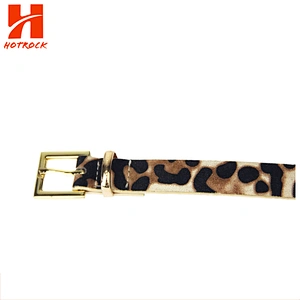 New design women Belt alligator pattern PU leather belts