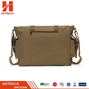 Wholesale Trendy Men Matte Canvas Shoulder Messenger Bags