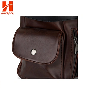 Hotrock Men's Handbags PU Leather Messenger Bags