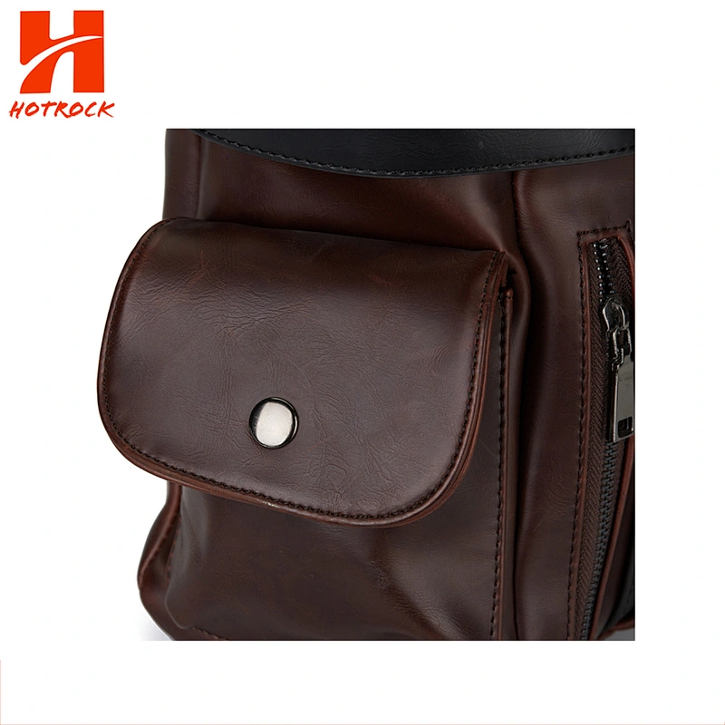Hotrock Men's Handbags PU Leather Messenger Bags