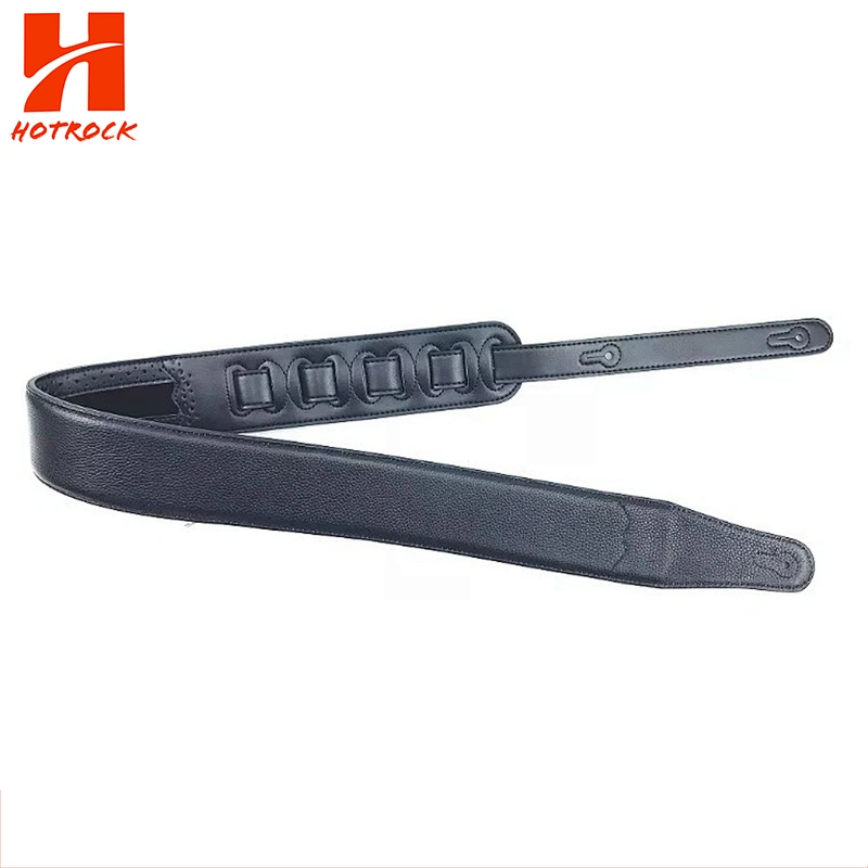 OEM Fashion Rivets Decoration Leather Guitar Belts Electric Guitar strap