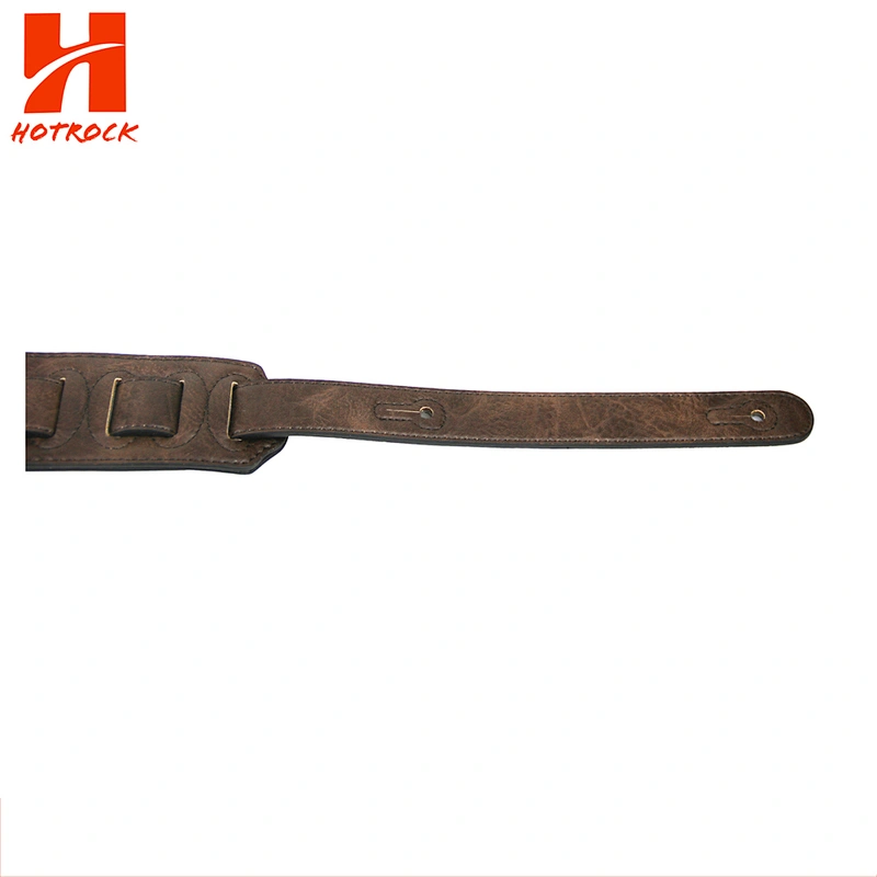 Custom Guitar Accessories Quality Colors Pu Leather Guitar Belt Strap