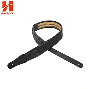 High quality faux cork Electric Guitar / Acoustic Guitar PU Leather Guitar Strap