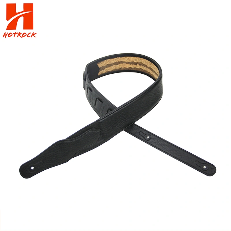 High quality faux cork Electric Guitar / Acoustic Guitar PU Leather Guitar Strap