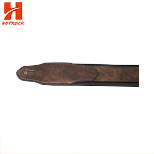 Custom Guitar Accessories Quality Colors Pu Leather Guitar Belt Strap