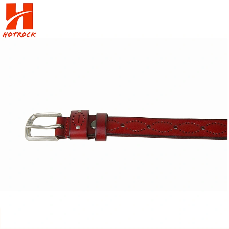 High quality women Belt hollow out ladies PU leather belts