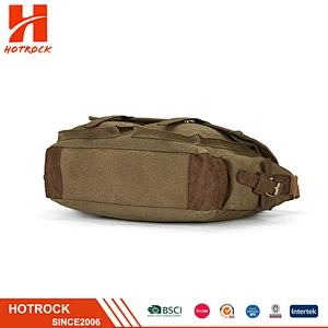 Wholesale Trendy Men Matte Canvas Shoulder Messenger Bags
