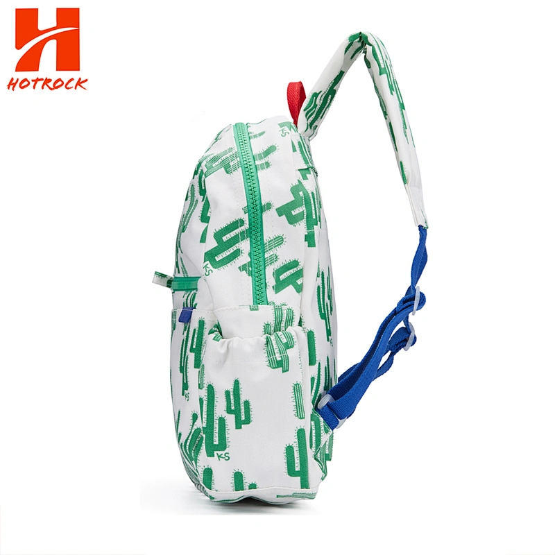 Custom Waterproof Printing School Backpacks Kids Bags with Cactus Pattern