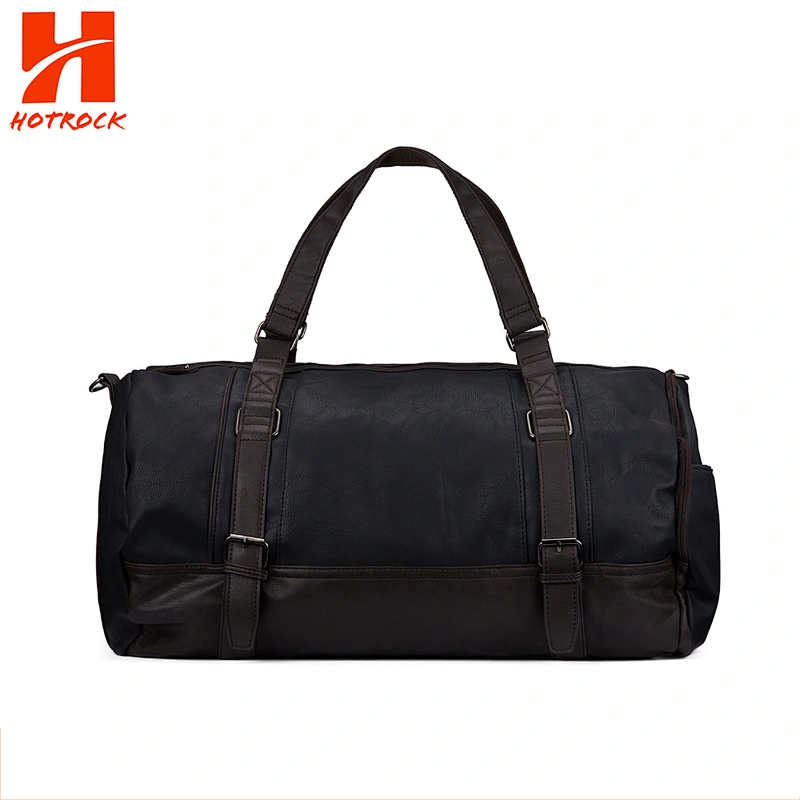 popular style men business leather travel bag