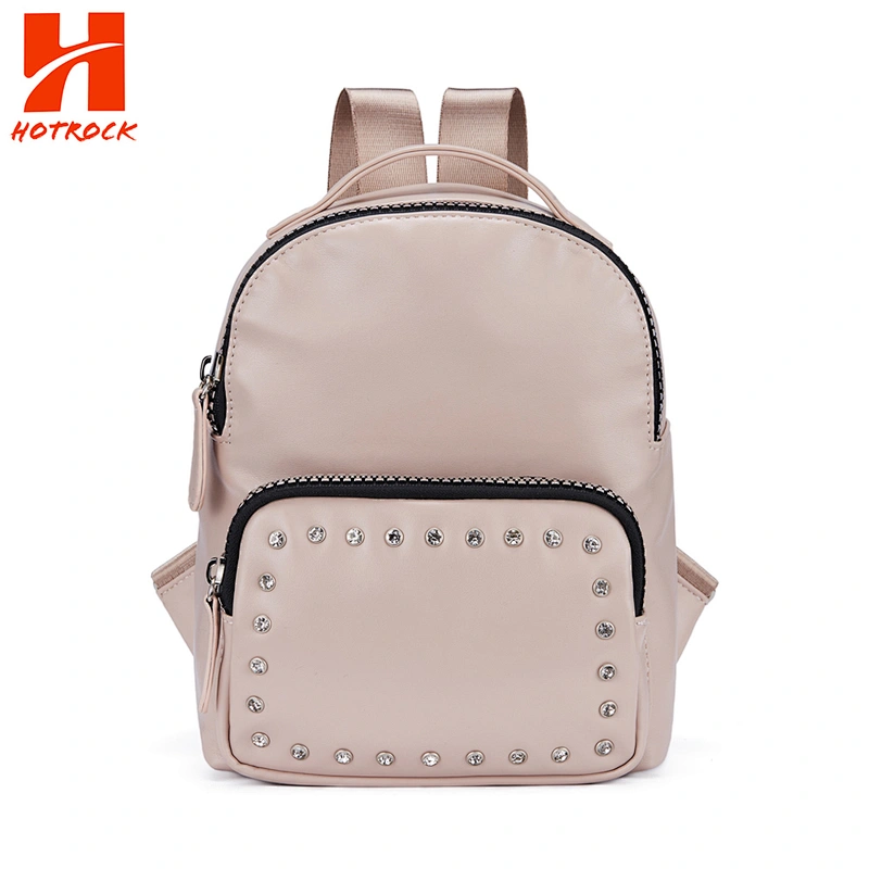 Custom Fashion Stylish Pu Leather Mini Casual Backpacks For Women