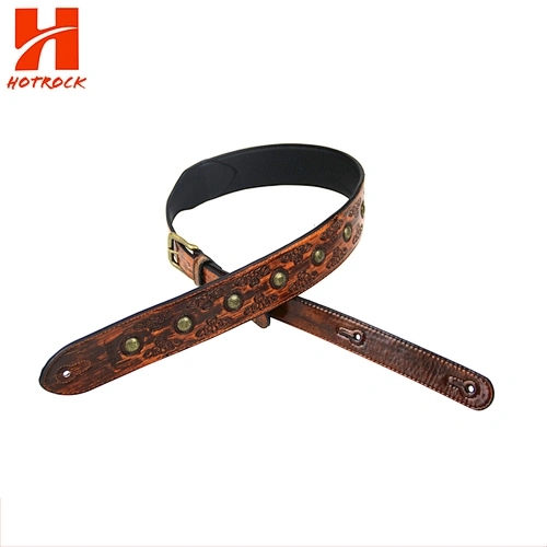 Hot Sale High Quality Polyester Elastic Guitar Straps For Guitars