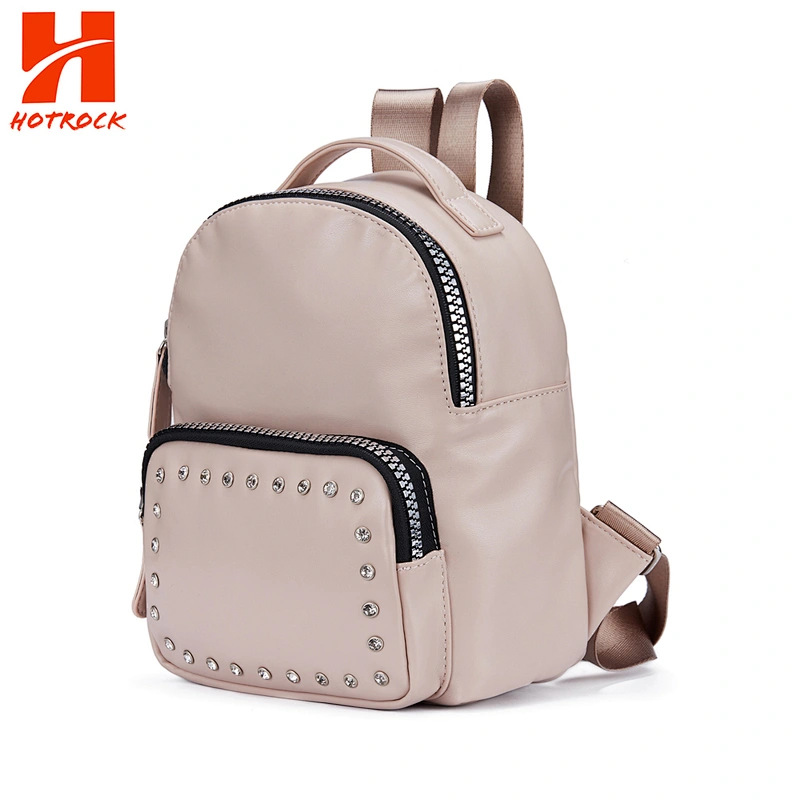 Custom Fashion Stylish Pu Leather Mini Casual Backpacks For Women