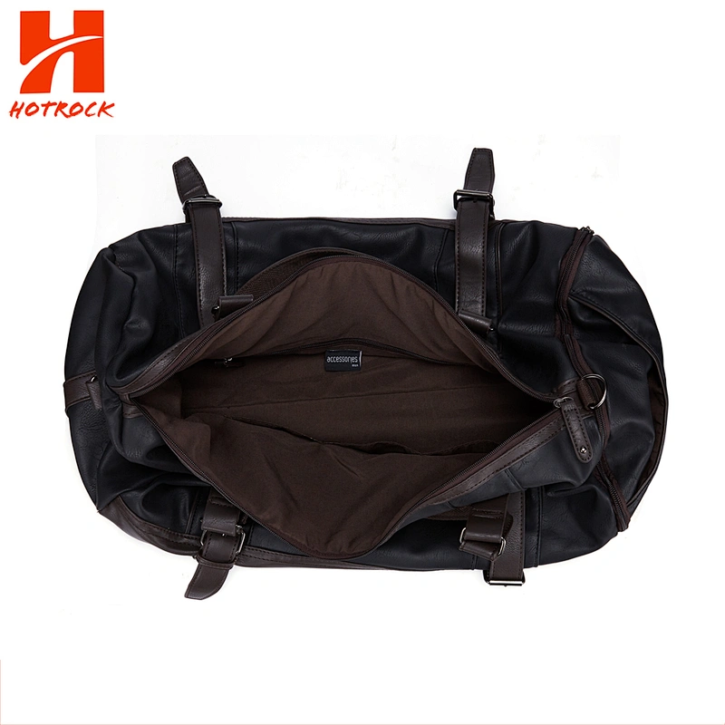 popular style men business leather travel bag