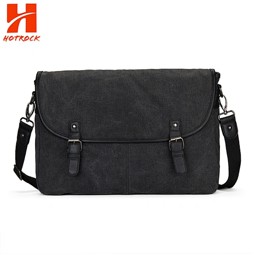Men's Canvas Messenger Bags shoulder Casual Travel canvas Briefcase for Men