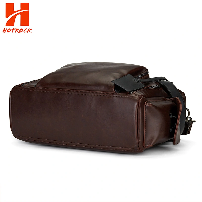 Hotrock Men's Handbags PU Leather Messenger Bags