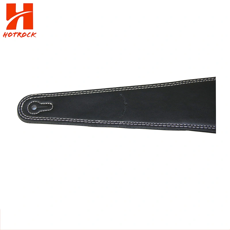Custom guitar strap leather ends Hotrock