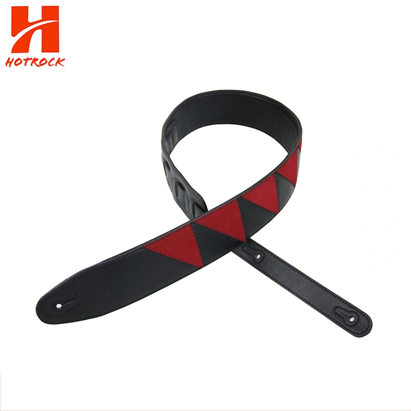 Wholesale Guitar Belts price color matching PU Leather Guitar Strap