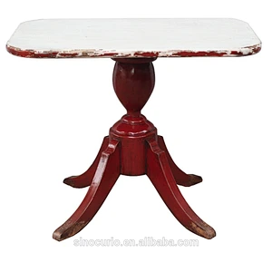 French style new design home furniture classic solid wood dinner table rotating dining table