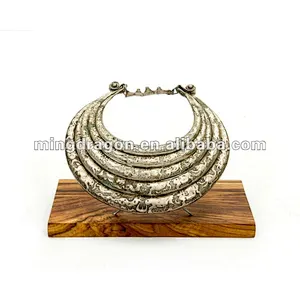 Chinese antique tibetan silver necklace