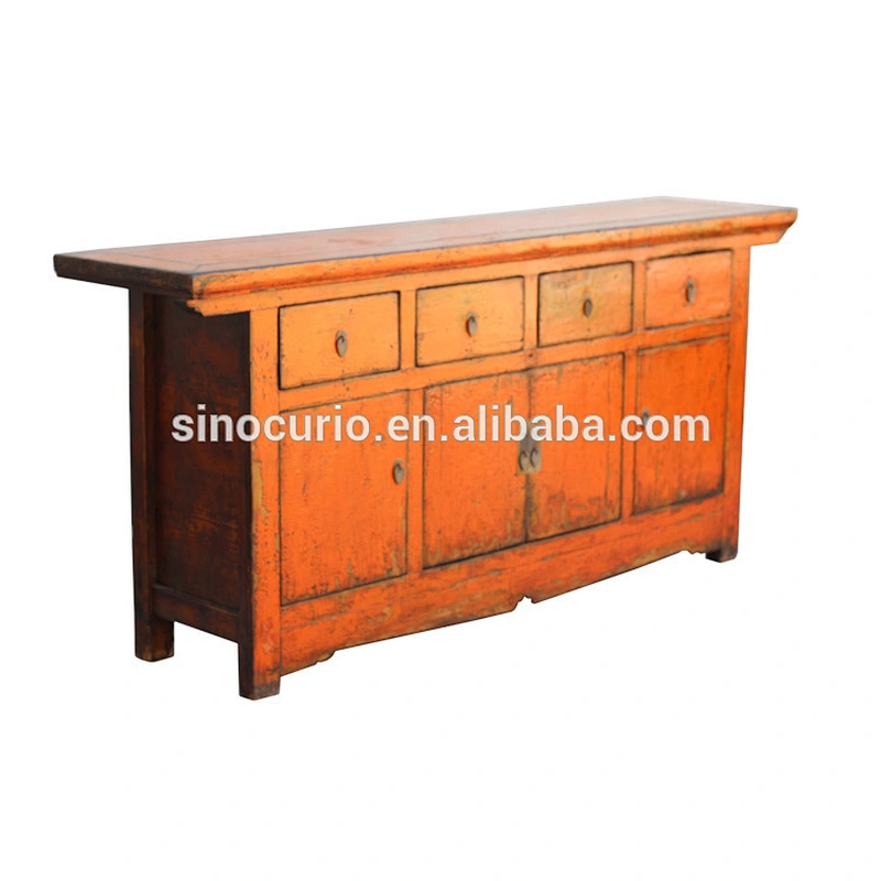 Chinese antique vintage recycled wood furniture sideboard