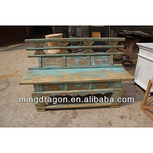 Chinese antique wooden style furniture living room furniture bench