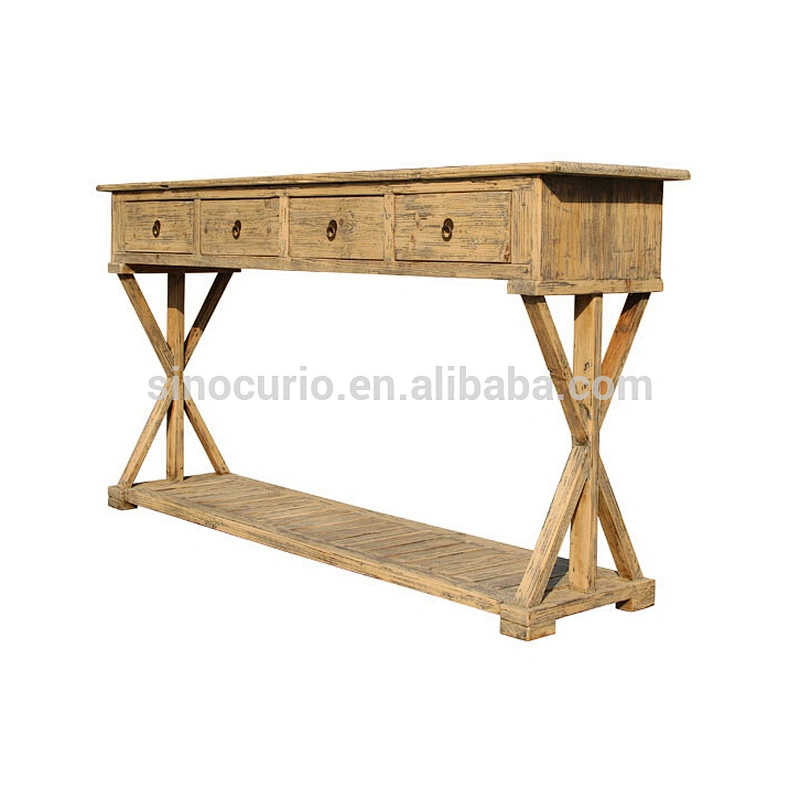 wholesale furniture china living room console table cross leg table