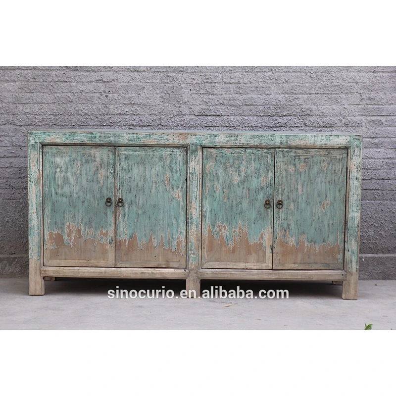 Chinese Antique furniture wholesale distressed wood sideboard buffet