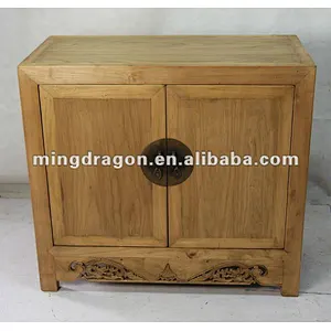 antique Chinese reclaimed furniture two door carving cabinet ,used hotel furniture for sale