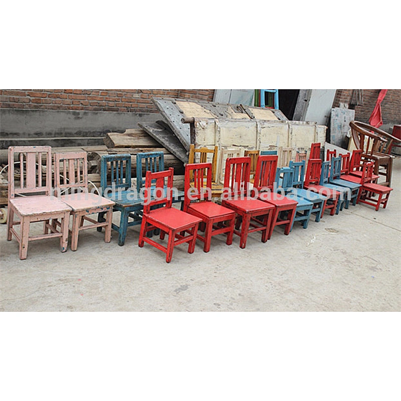Reproduction vintage chinese classical antique furniture wooden small chair