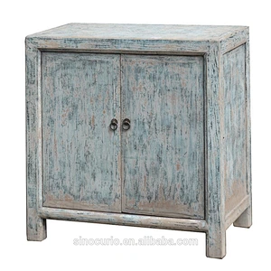Antique white wash shabby chic furniture antique wooden shoe cabinet