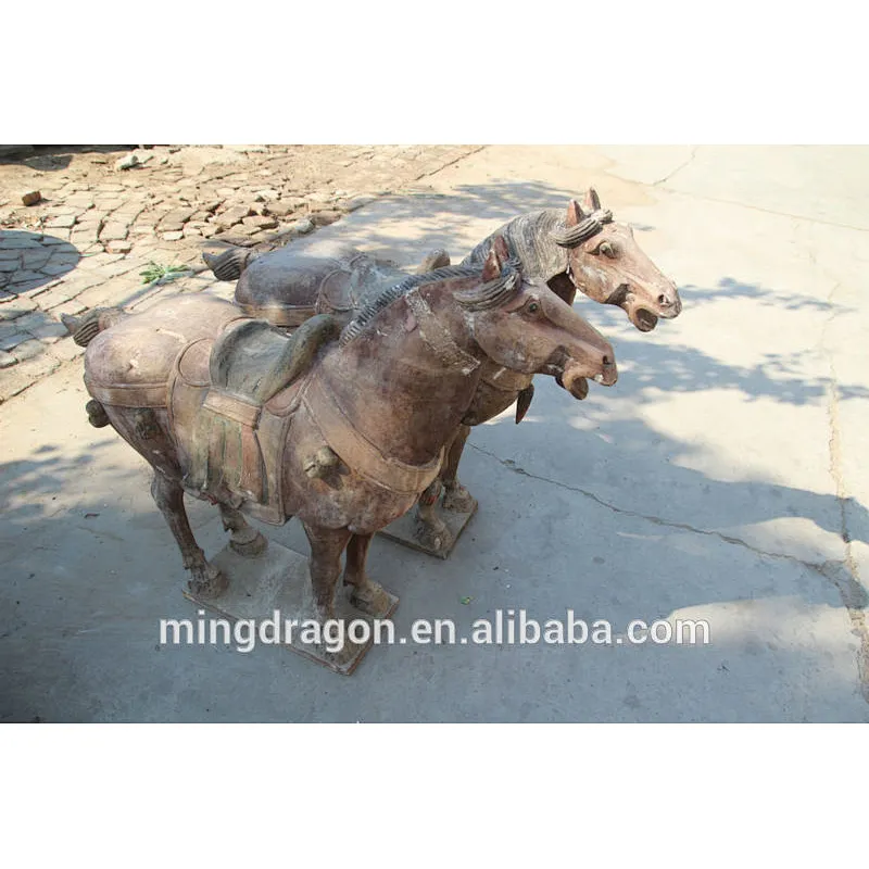 curio fine art ceramic pottery horse